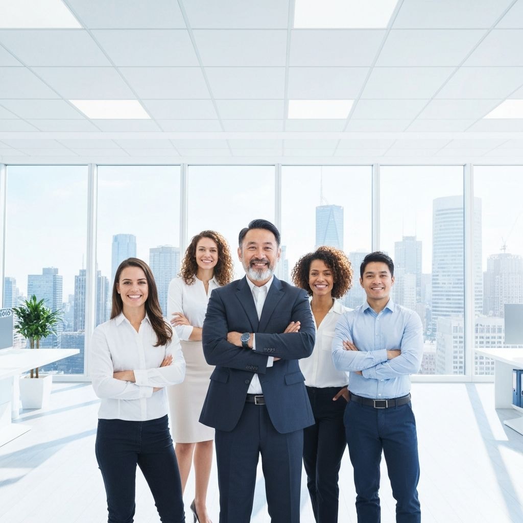 Business team delivering successful digital projects